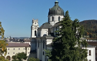 Blick vom Festspielhaus