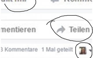 Facebook Interaktionen