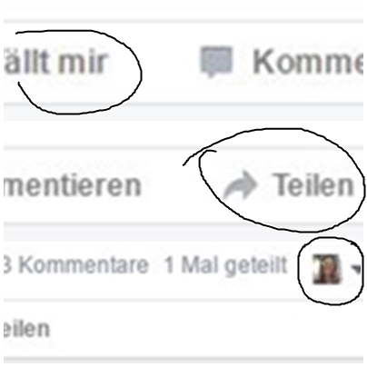 Facebook Interaktionen